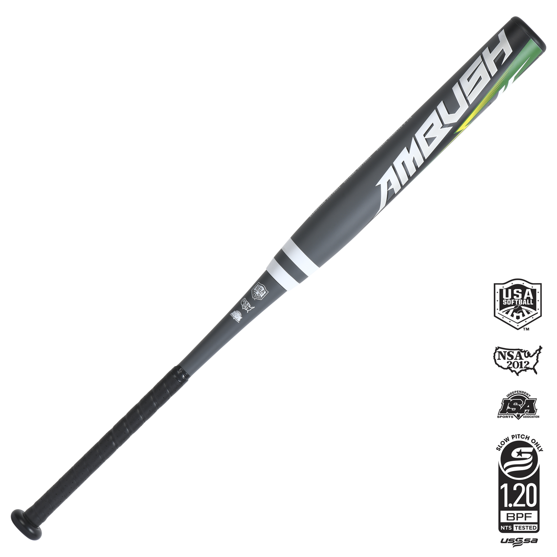 AMBUSH COMPOSITE SLOWPITCH SOFTBALL BAT 2021 AMBUSH COMPOSITE SLOWPITCH SOFTBALL BAT 2021