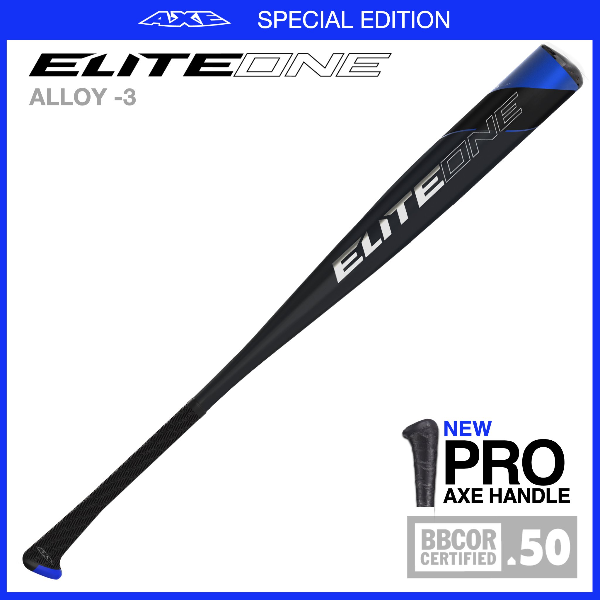 BBCOR ELITE ONE (-3) BASEBALL - PRO AXE HANDLE 2021 BBCOR ELITE ONE (-3) BASEBALL - PRO AXE HANDLE 2021