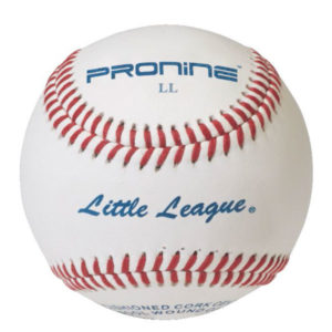 Pronine Little League baseballs - "LL" (sold by case - 10 dozen)