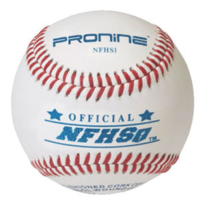 Pronine Official NFHS Approved Durable Game Baseballs - "NFHS1" (sold by case -10 dozen)