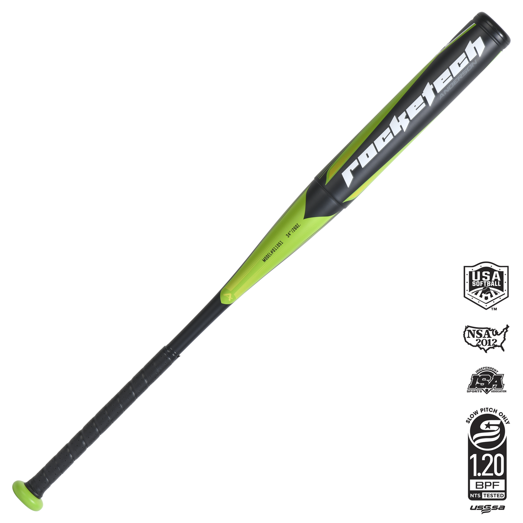 ROCKETECH SLOWPITCH DOUBLE-WALL SOFTBALL BAT 2021 ROCKETECH SLOWPITCH DOUBLE-WALL SOFTBALL BAT 2021