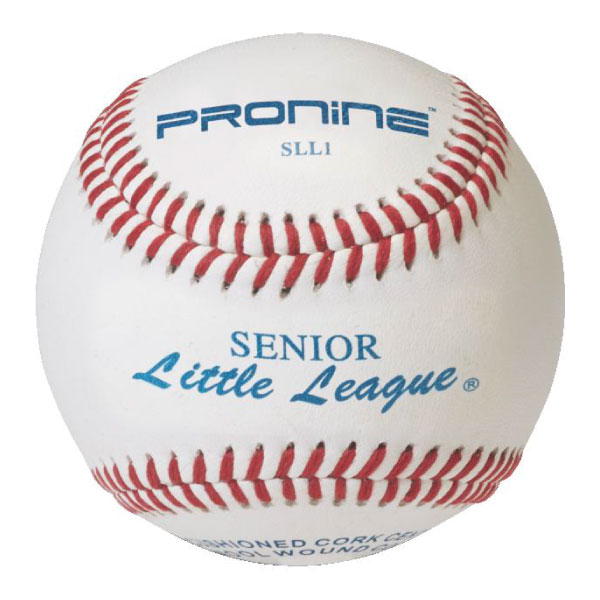 Pronine Senior Little League baseballs - "SLL1" (sold by case - 10 dozen)