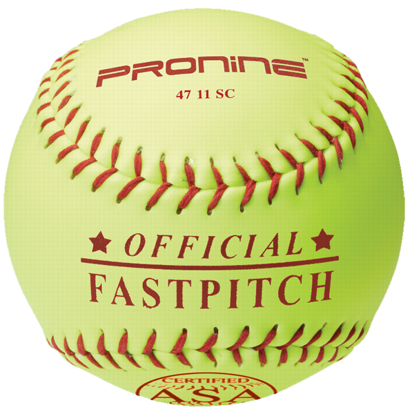  Pronine Fastpitch Softballs - "47 11 SC" (sold by case - 6 dozens)